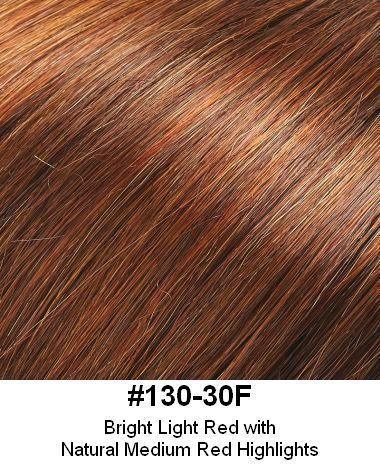 Style 125 CURLS w Bow / Hair Addition 5”-11” long layers