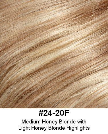 Style 125 CURLS w Bow / Hair Addition 5”-11” long layers