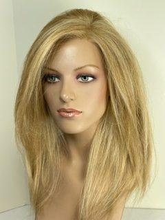 Style 414 Synthetic Hair Topper 5.5"x7" Synthetic 14"-15"lengths Heat Defiant
