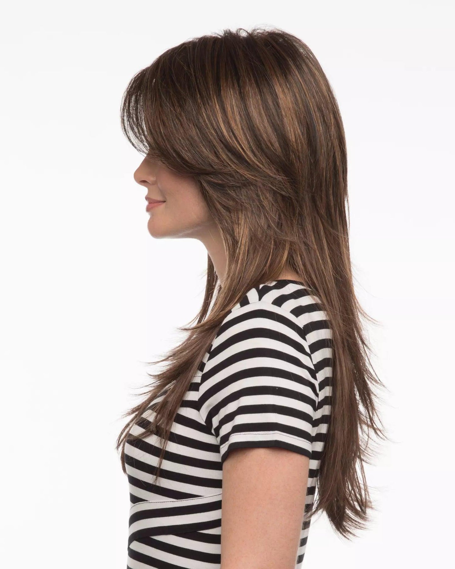 Sheena Synthetic Lace Front Wig Mono Top Open Sides Back