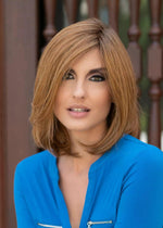 Lynsey - EnvyHair Human Hair Synthetic Blended Mono Top Wig by Envy - Buy Wigs USA