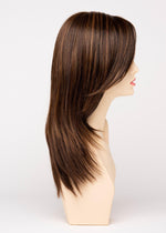 Ava | EnvyHair 30/70 Human Hair Synthetic Mono Part Lace Front Wig by Envy Alan Eaton | Sleek & Alluring Style, Heat-Friendly Versatility - Buy Wigs USA