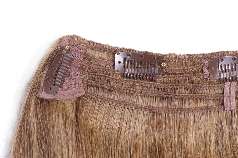 Style HBT-11×16 H Human hair temple-temple wrap-a-round Addition Extension.