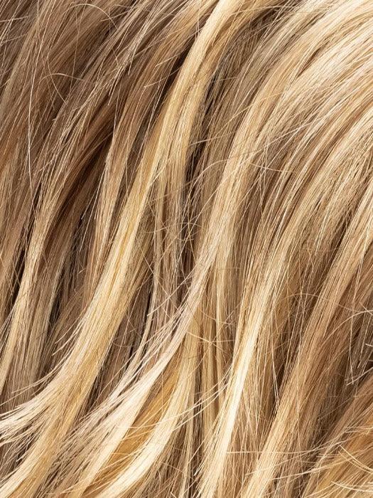 CARAMEL ROOTED 20.14.26 | Medium Ash Blonde and Light Strawberry Blonde blend with Light Golden Blonde and Shaded Roots