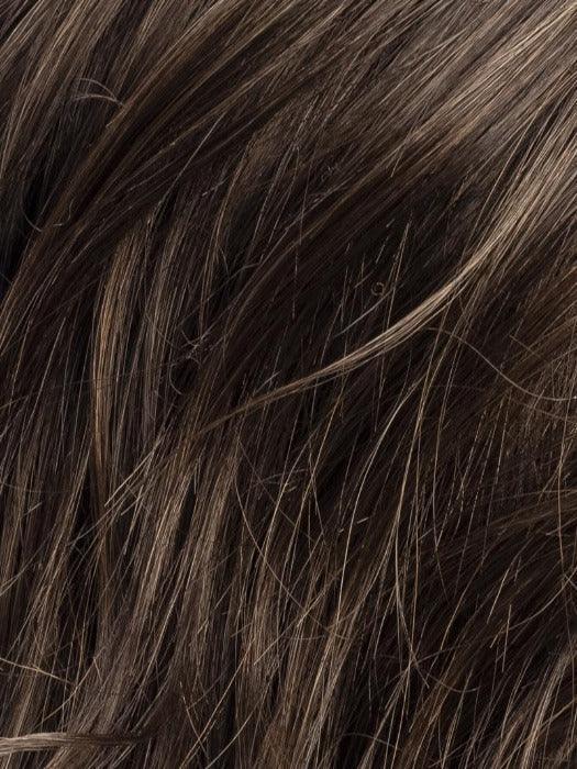 DARK CHOCOLATE ROOTED 6.30.4 | Darkest/Dark Brown blend with Light Auburn and Shaded Roots