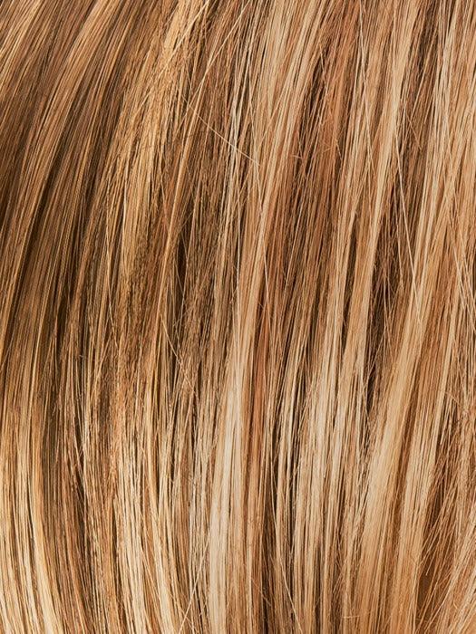 LIGHT BERNSTEIN ROOTED 12.26.27 | Light Auburn, Light Honey Blonde, and Light Reddish Brown blend and Dark Roots