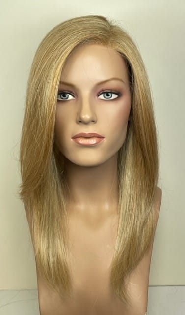 Style 414 Synthetic Hair Topper 5.5"x7" Synthetic 14"-15"lengths Heat Defiant Look of Love