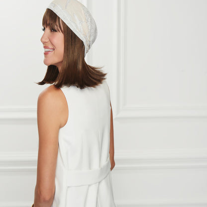 UNDER COVER HALO is a Hair Extension Addition worn with hats or scarfs by Gabor
