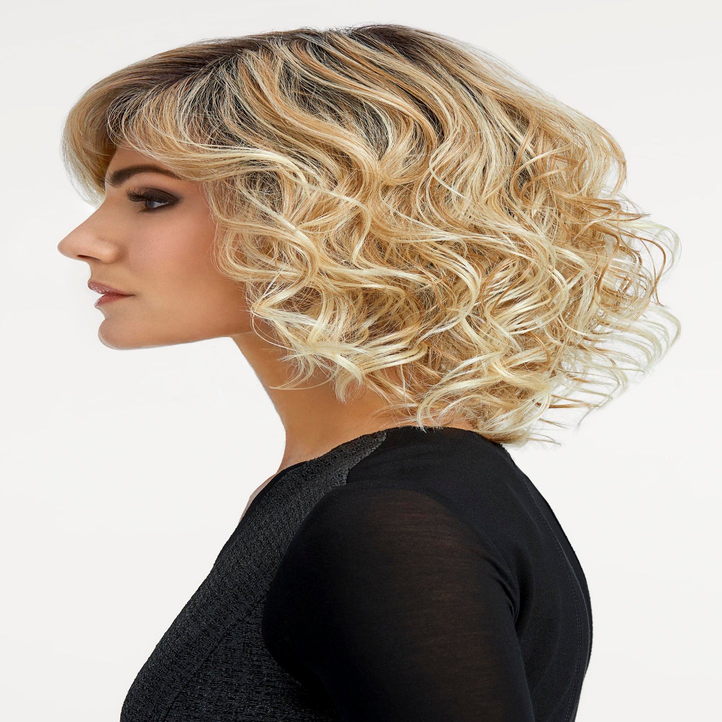 IT CURL a Lace Front Heat Friendly Styleable Synthetic Fiber Wig