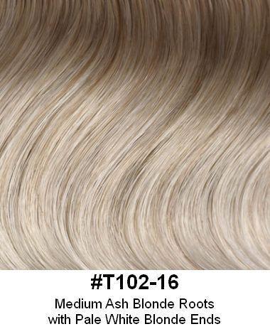 Style 249-H-IL / Human hair topper 8" x 6" base 14" long Extension