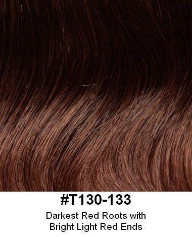 Style 249-H-IL / Human hair topper 8" x 6" base 14" long Extension