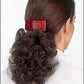 Look of Love Barrette Hair Extension for Nape With Natural Curls