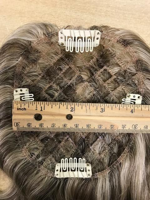 Style 237-H - Topper Human Hair 4.5" x 5" base 6" long Addition