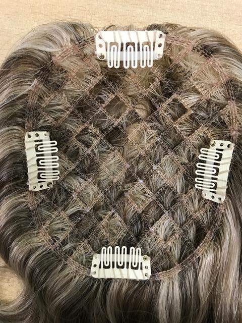 Style 237-H - Topper Human Hair 4.5" x 5" base 6" long Addition