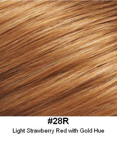 Style 137H- 6"x5" base 12" Long Human Hair Topper Mono Top Mesh base