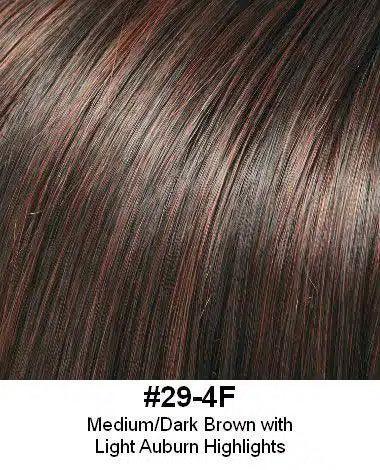 Style HBT-4x6H -Integration filler human hair topper 6” long 4.5" wide Base