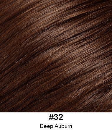 Style 137H- 6"x5" base 12" Long Human Hair Topper Mono Top Mesh base