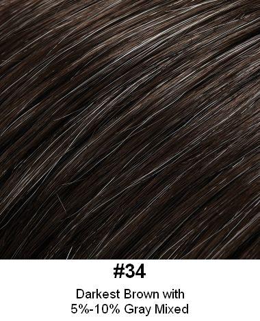 Style 152 Hair Topper 5.25 x 4 base 4-1/2" Long Synthetic