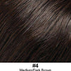 Lily Wig Hand tied Ready to Wear Synthetic Hair - 4 Medium/Dark Brown