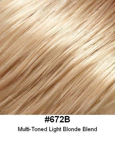 Style 212- Hair Addition Extension 4" Long / 3.5" round base