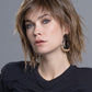 Anima | Mini Lace Front Mono Crown Heat-Friendly Synthetic Wig by Ellen Wille | Edgy Beach Waves, Blunt Fringe, Petite Average Fit - Buy Wigs USA