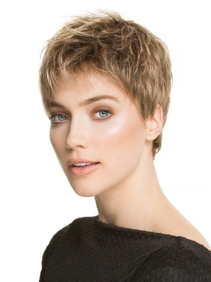 TAB by ELLEN WILLE in SAND ROOTED 14.16.12 | Light Brown, Medium Honey Blonde, and Light Golden Blonde Blend with Dark Roots