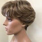 STYLE# 600-S Wig, capless base, mono top, illusion front hairline; futura fiber hair, pre-styled, $378.00 - Buy Wigs USA