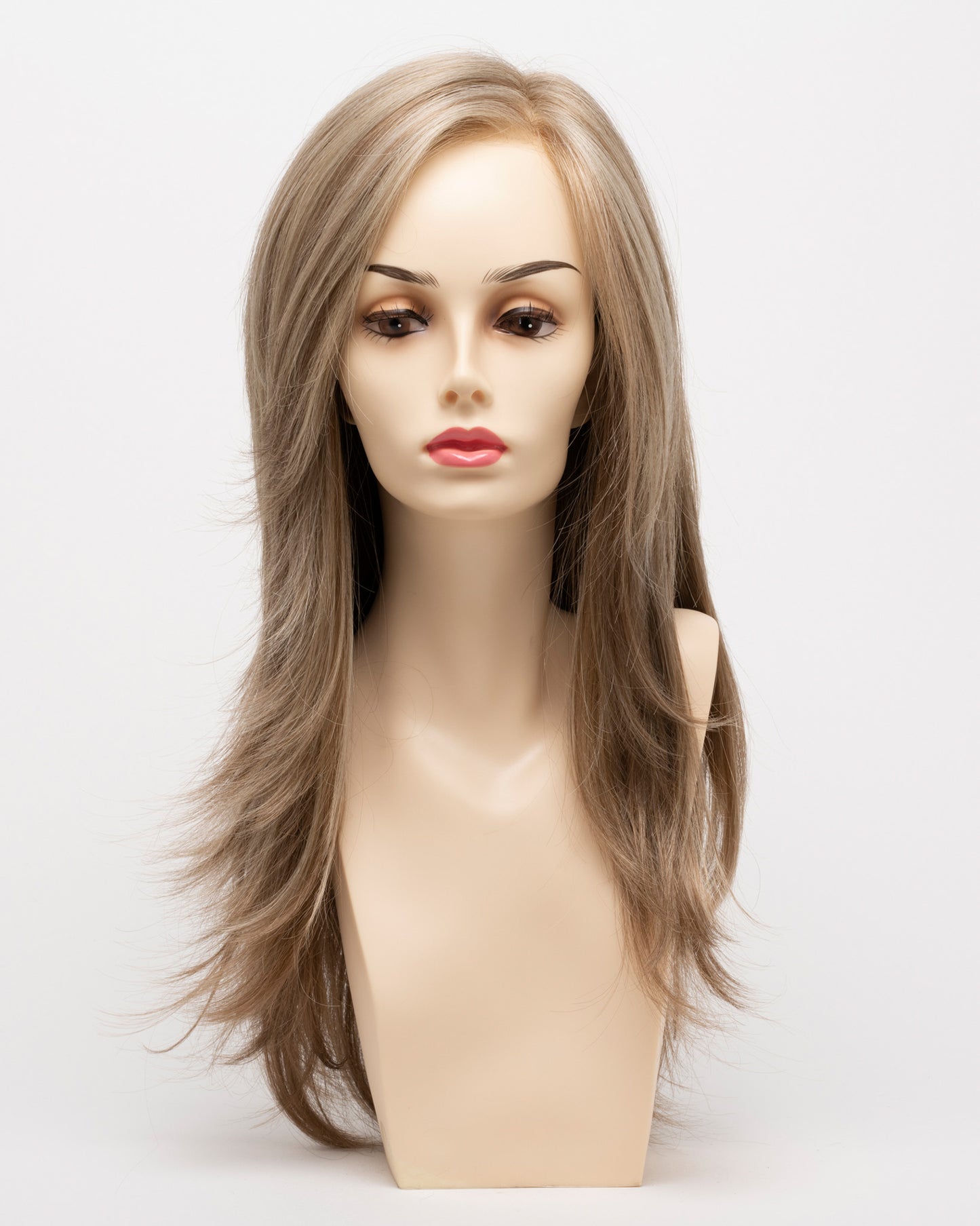 Sheena  Synthetic Lace Front Wig Mono Top Open Sides Back