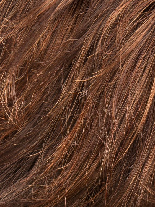 AUBURN MIX 33.30.33 | Lightest Brown and Light Strawberry Blonde with a Medium Brown Blend and Shaded Roots
