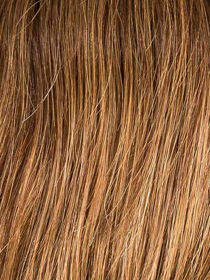 MOCCA ROOTED 830.27.20 | Medium Brown Blended with Light Auburn, Dark Strawberry Blonde, and Light Strawberry Blonde Blend with Shaded Roots