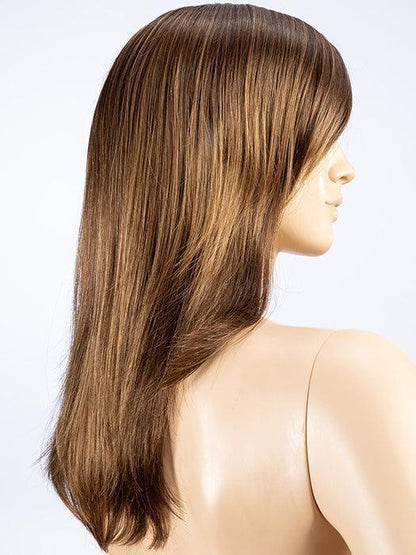 MOCCA ROOTED 830.27.6 | Medium Brown, Light Brown, and Light Auburn Blend and Dark Roots
