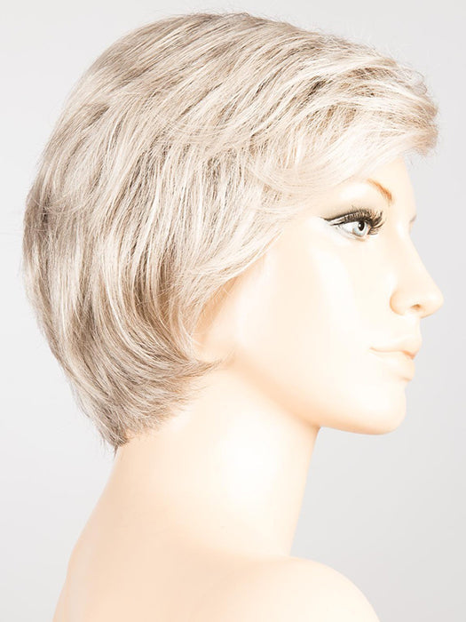 SILVER ROOTED 56.60.101 | Lightest Brown Blended with Grey and Pearl White with Pearl Platinum and Shaded Roots