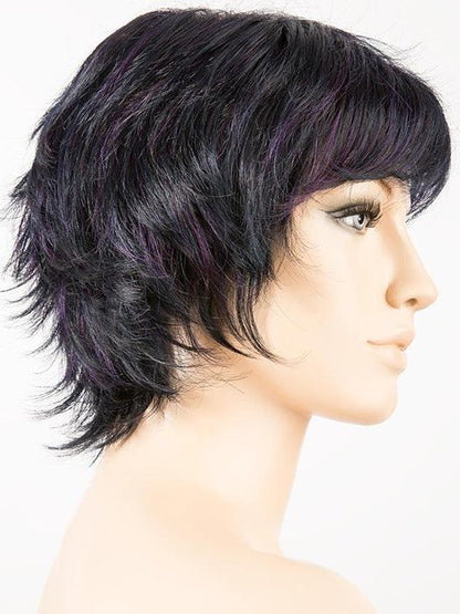 BLACK VIOLETT 131.2.1 | Black and Dark Brown Blend with Vivid Violet highlights throughout