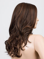 DARK CHOCOLATE ROOTED 6.4.30 | Dark Brown, Darkest Brown, and Light Auburn blend with Dark Shaded Roots 