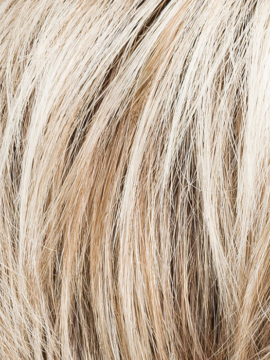ELAN by ELLEN WILLE in PEARL BLONDE ROOTED 101.15.12 | Pearl Platinum, Light Ash Blonde, and Lightest Brown blend with Dark Shaded Roots