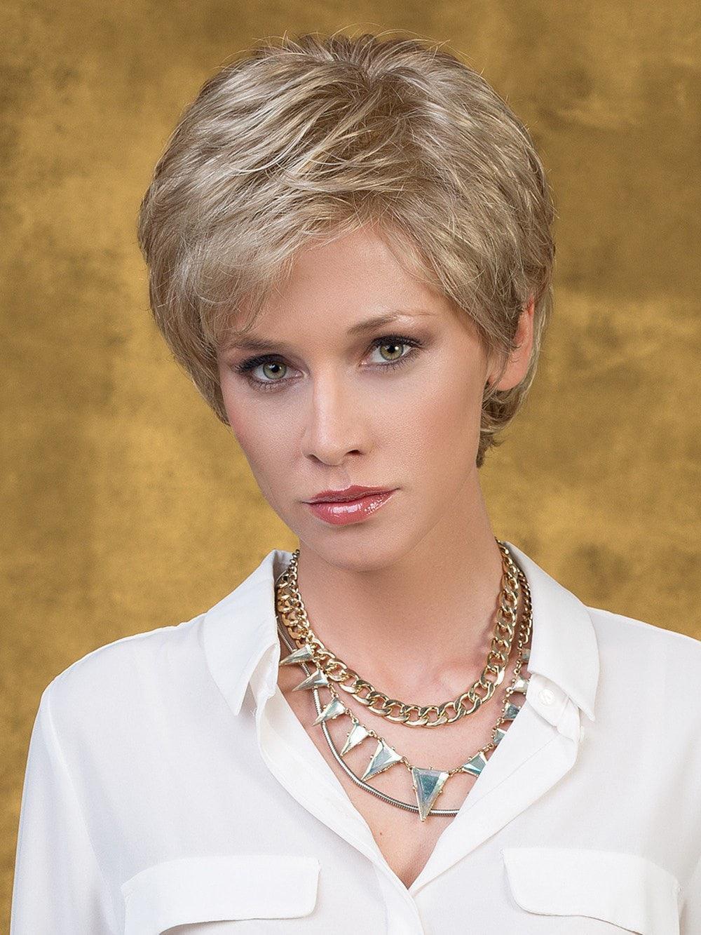The Hair Society Luxury Collection by Ellen Wille is 100% hand-tied, monofilament, with a beautiful lace front.