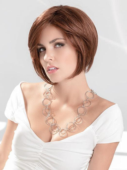 DEVINE by ELLEN WILLE in RED PEPPER MIX 130.33.29 | Red Auburn and Dark Auburn blend, with a Dark Burgundy nape