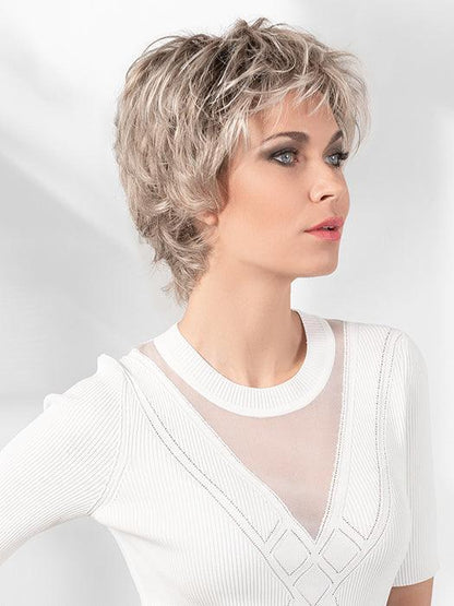 VANITY by ELLEN WILLE in SAND MULTI ROOTED 24.14.23 | Lightest Ash Blonde, Medium Ash Blonde, and Lightest Pale Blonde blend with Shaded Roots