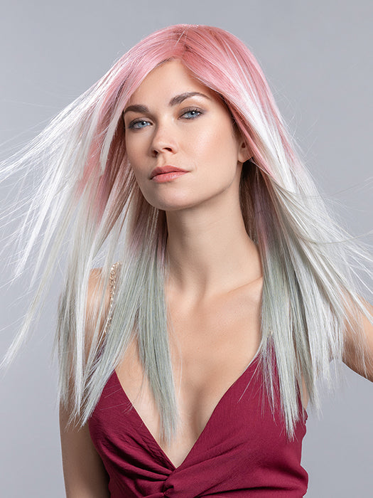 CLOUD by ELLEN WILLE in ICY STRAWBERRY | Strawberry roots that melt into Platinum, Tipped with Green
