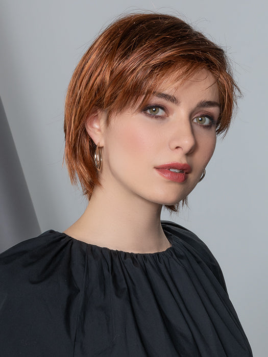 AVA by ELLEN WILLE in TIZIAN RED SHADED 29.28.130 | Copper Red and Light Copper Red with Deep Copper Brown Blend and Shaded Roots