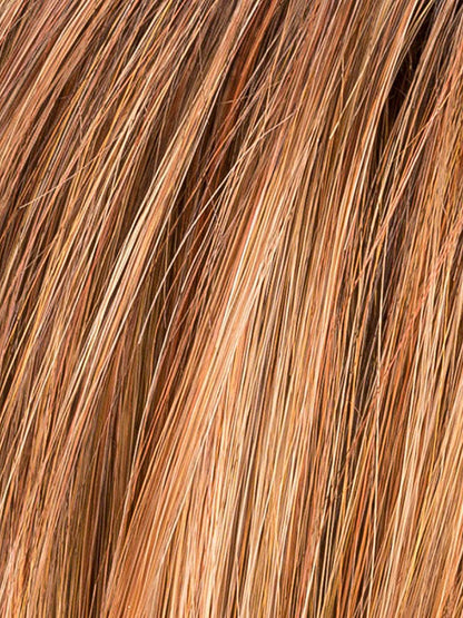 SAFRAN BROWN ROOTED 30.28.27 | Medium Auburn, Copper Red, and Light Auburn Blend with Med Auburn Roots