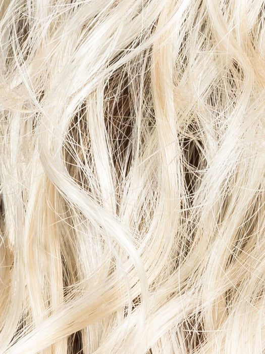PLATIN BLONDE ROOTED 1001.23.60 | Winter White and Lightest Pale Blonde with Pearl White Blend and Shaded Roots