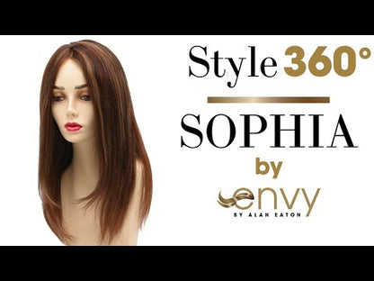 Sophia  Human Hair Lace Front Wig Hand-Tied Sides And Back