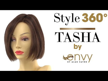 Tasha Synthetic Hand-Tied, Lace Front, Mono Top
