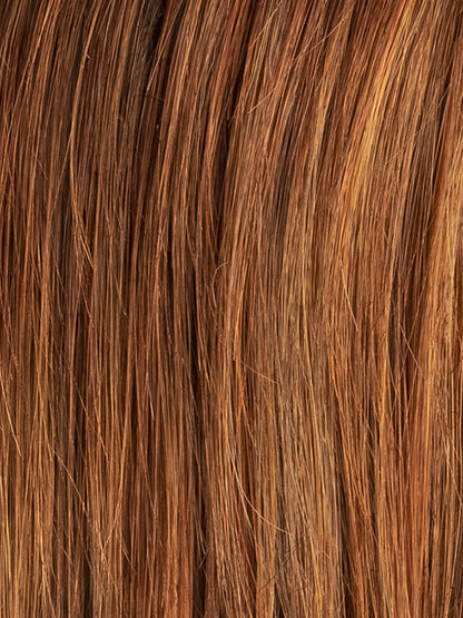 CINNAMON ROOTED 130.29.33 | Deep Copper Brown, Copper Red, and Dark Auburn Blend with Dark Shaded Roots