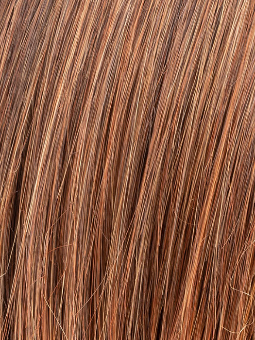 CINNAMON BROWN ROOTED 33.30.130 | Dark Auburn, Light Auburn and Deep Copper Brown with Dark Shaded Roots