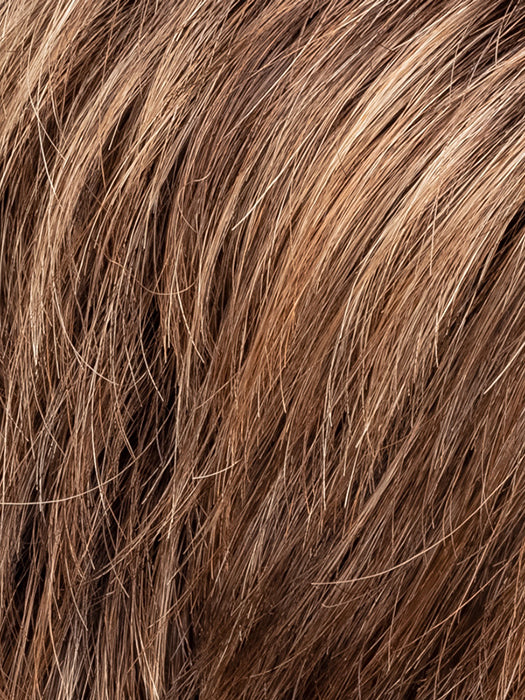 MOCCA ROOTED 830.12.6 | Medium Brown Blended with Light Auburn and Lightest Brown and Dark Brown Blend with Shaded Roots