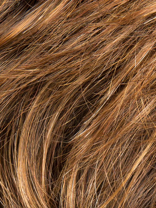 HAZELNUT ROOTED 830.31.6 | Medium Brown Blended with Light Auburn and Light Reddish Auburn with Dark Brown Blend and Shaded Roots