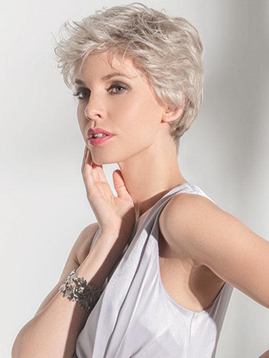 The premium synthetic fiber used to create the Posh mimics the look, feel and movement of biological hair.