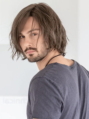 Brian | Men's Heat Friendly Mono Part Lace Front Synthetic Wig | Ellen Wille | Average Large - Buy Wigs USA